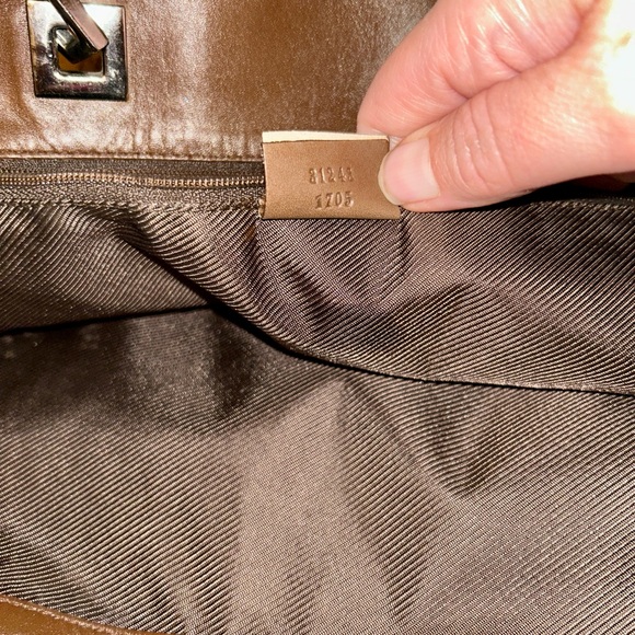 Gucci Vintage Authentic GG Monogram Vertical Tote Bag. Excellent Condition - Picture 12 of 16